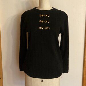ADOLFO Collectibles Buckle Sweater